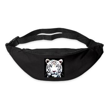Weißer Tiger - Gürteltasche - Schwarz - Vorne