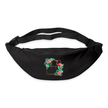 Flamingo3 - Gürteltasche - Schwarz - Vorne