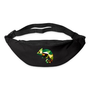 Geometric Chameleon - Bum bag - black - Front