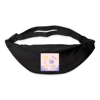 Pastel Sea Shells Starfish - Bum bag - black - Front
