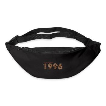 Jahrgang 1996, Geburtstagsgeschenk, Geschenk Frau - Gürteltasche - Schwarz - Vorne