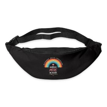 Meilleure mère du monde - Sac banane - noir - Devant