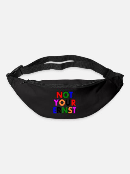 Not your ernst - Gürteltasche - Schwarz