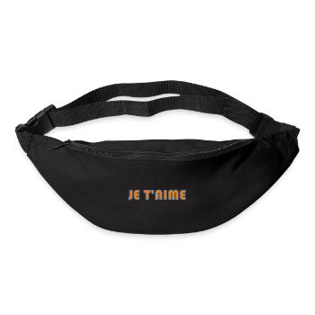 BONNE FÊTE PAPA. PAPA. FÊTE DES PÈRES. PÈRE - Sac banane - noir - Devant