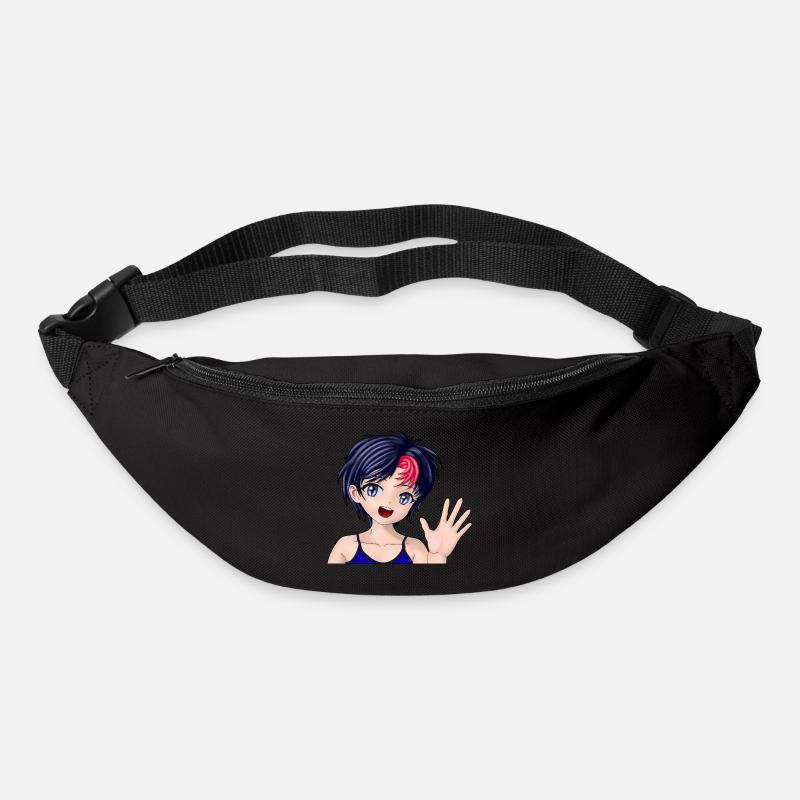 Hallo, wie geht es dir? - Gürteltasche - Schwarz