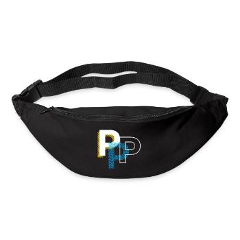 Initial letter P - Bum bag - black - Front
