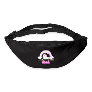 Sarcastic Someday We'll All Be Dead Retro Dark - Gürteltasche - Schwarz - Vorne
