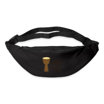 Djembe Player Drummer Music Drum Musician - Bum bag - black - Front