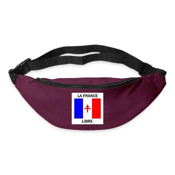 Kostenlose Frankreich - Gürteltasche - Burgunderrot - Vorne