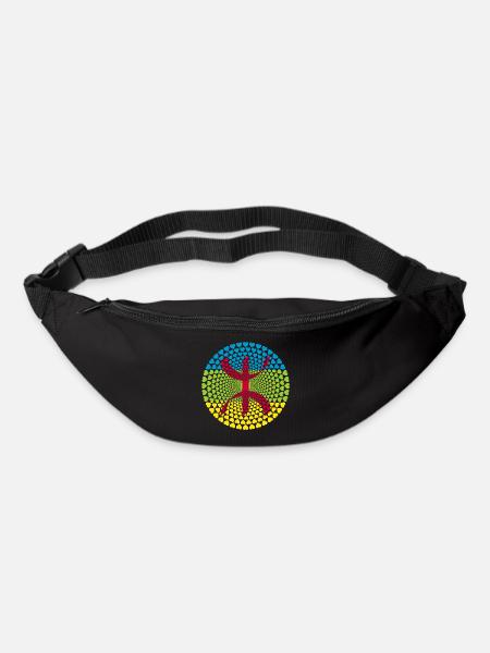 Amazigh Tamazight ⴰⵎⴰⵣⵉⵖ Berber Morocco Marokko - Gürteltasche - Schwarz