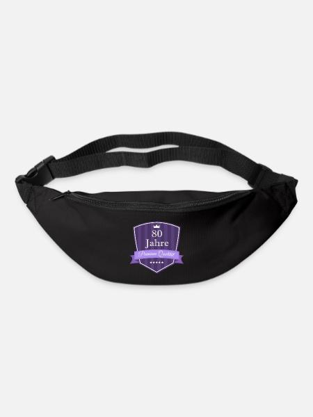 Premium 80 lila - Gürteltasche - Schwarz