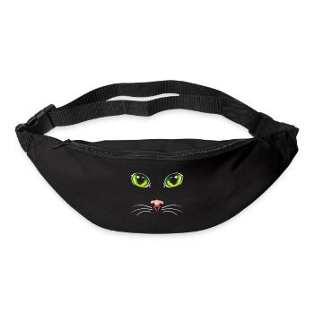 Black cat eyes - Bum bag - black - Front