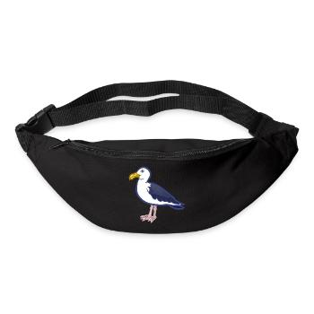 mouette - Sac banane - noir - Devant