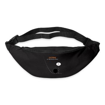 D'abord un café - blanc - Sac banane - noir - Devant