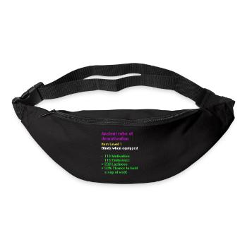 Robe der Demotivation - Gürteltasche - Schwarz - Vorne