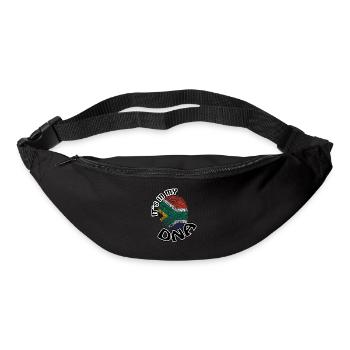 Cadeau Il est dans mon adn dns racines Afrique du Sud - Sac banane - noir - Devant