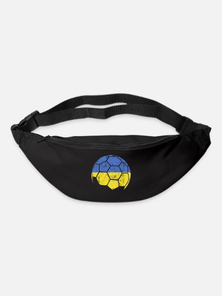 Ukraine Soccer Ball Fußball - Gürteltasche - Schwarz