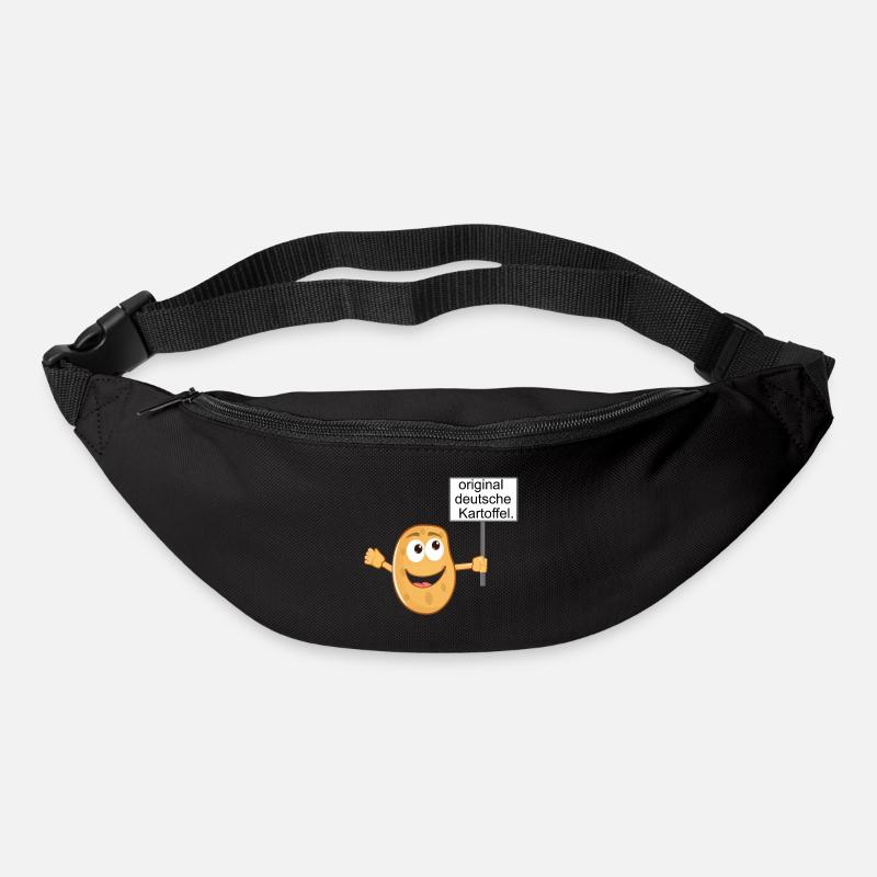 Deutsche Kartoffel - Gürteltasche - Schwarz
