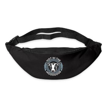 Die Hübsche Kuh - Gürteltasche - Schwarz - Vorne