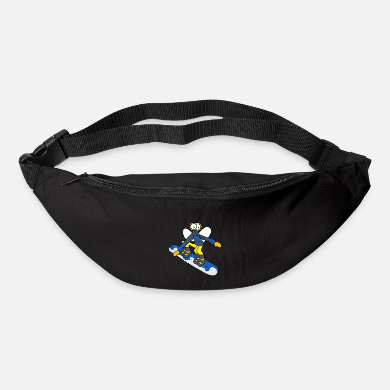 Djen snowboard Wana - garçon - Sac banane - noir