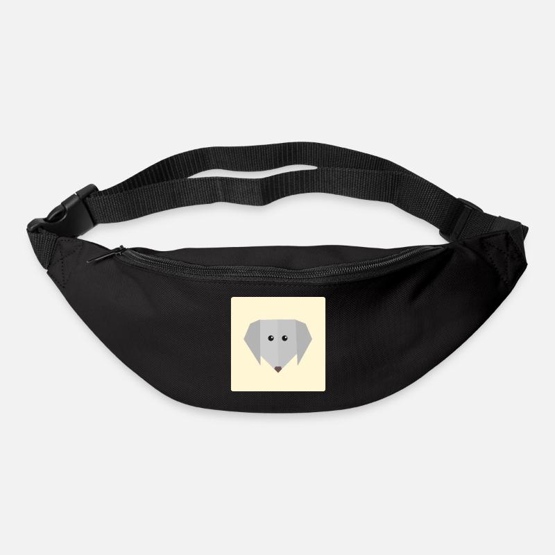 idée cadeau chien Doodle - Sac banane - noir