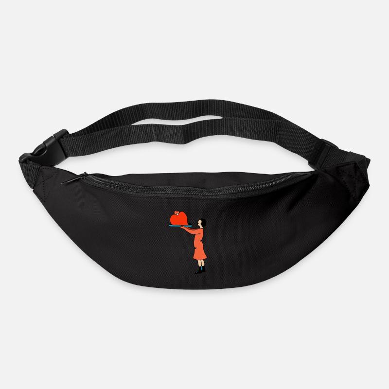 S'il vous plaît - Sac banane - noir