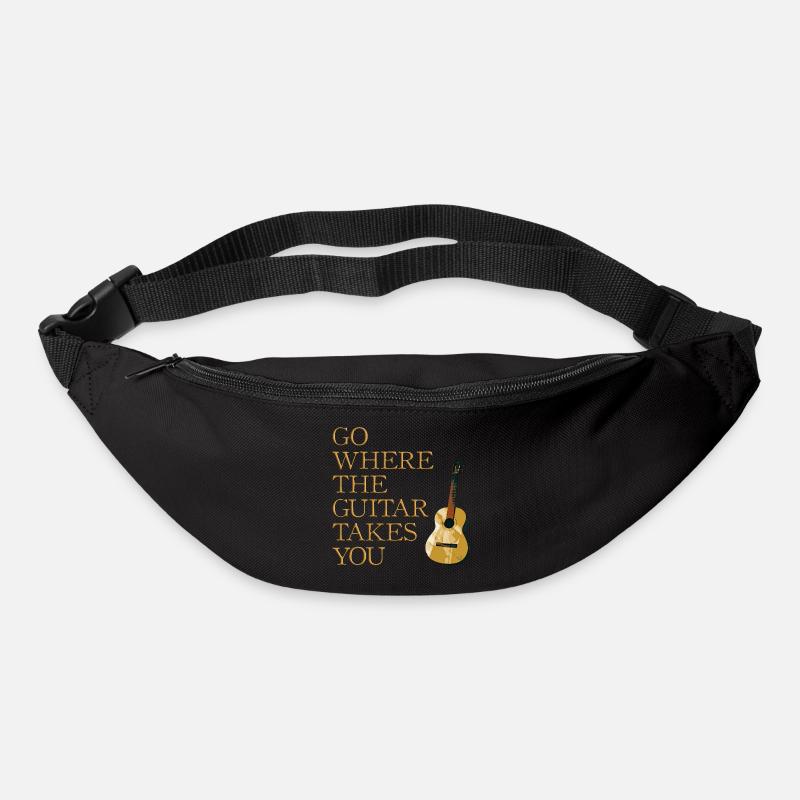 Gitarren Weg - Gürteltasche - Schwarz