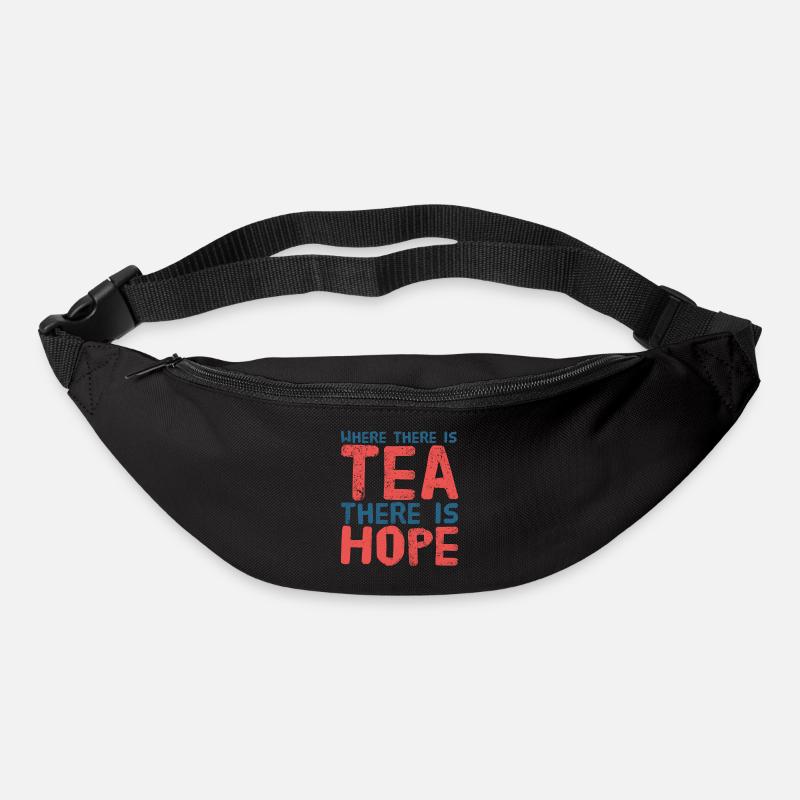 Tea Lover Shirt - Tea Lover's Gift - Bum bag - black