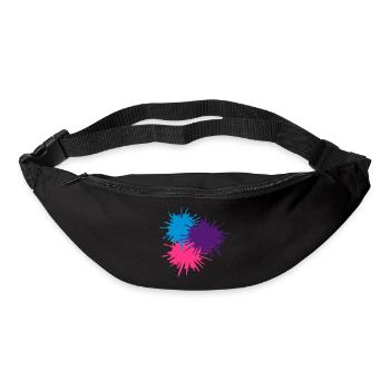 Paint splodge - Gürteltasche - Schwarz - Vorne
