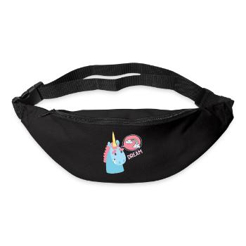 Unicorn Dream Rainbow Gift Funny - Bum bag - black - Front