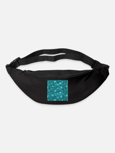 circuit board - Bum bag - black