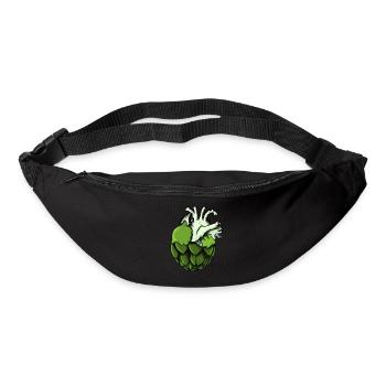 Artichoke heart - Bum bag - black - Front