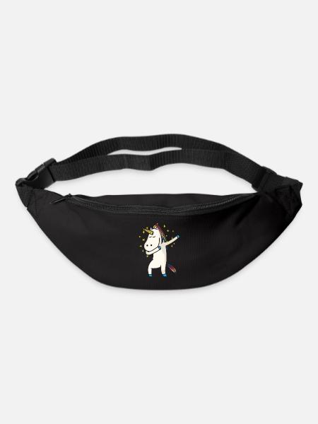 Unicorn Dab - Sac banane - noir