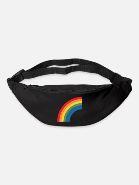 rainbow lbgt - Gürteltasche - Schwarz