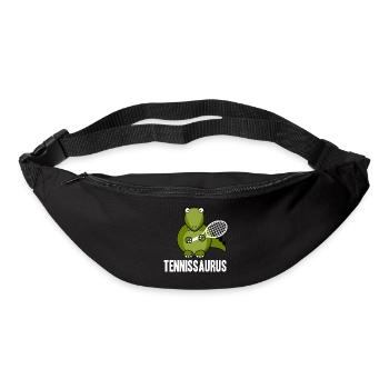 Dinosaur Tennis T-Rex Gift Idea - Bum bag - black - Front