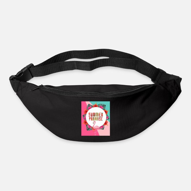 Sommer Paradies - Gürteltasche - Schwarz