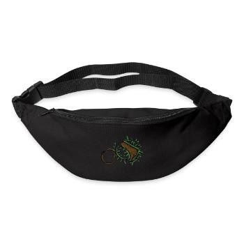 châtaignes - Sac banane - noir - Devant
