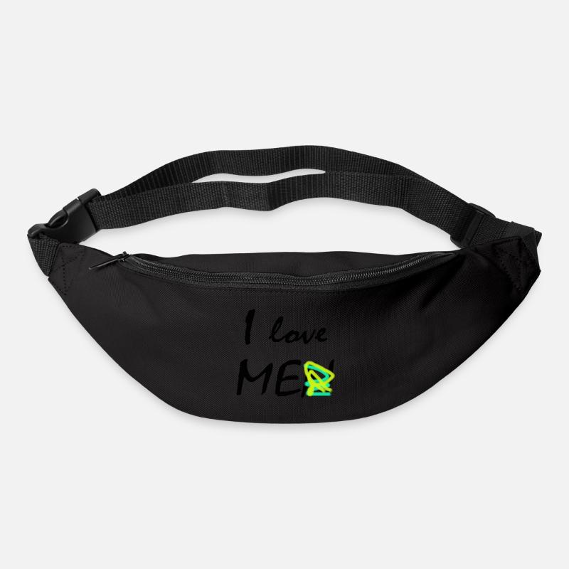 I love myself - Bum bag - black