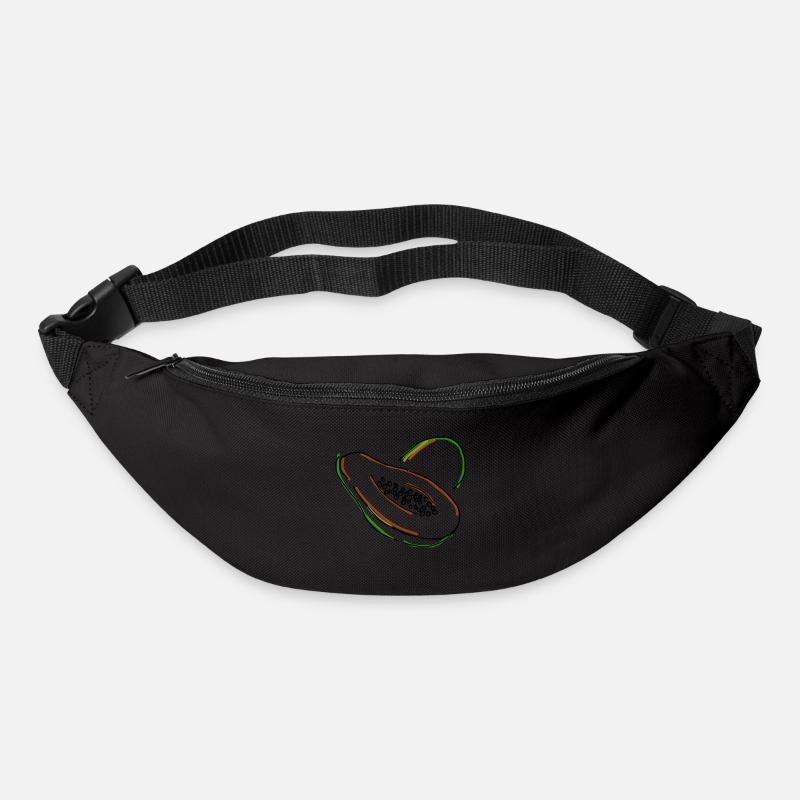 papaye - Sac banane - noir