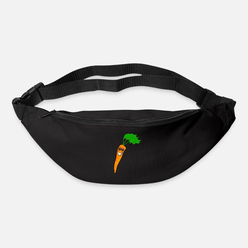 Carrot laughing - Bum bag - black