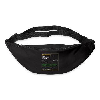 Legendäre Beste Freundin Legendär Held PC Zocken - Gürteltasche - Schwarz - Vorne