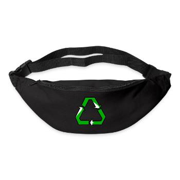 recycling - Bum bag - black - Front
