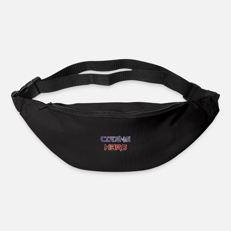 Coding Hero - Programmier-Held - Gürteltasche - Schwarz