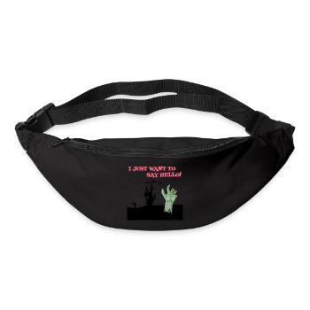 Zombie - Gürteltasche - Schwarz - Vorne
