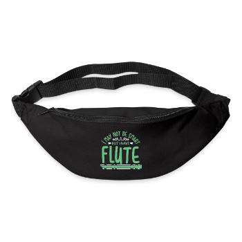 Flute Flute Bone Flute Funny Gift - Sac banane - noir - Devant