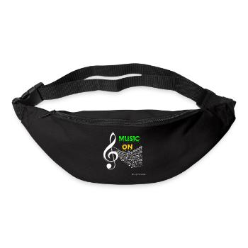 Music ON - Bum bag - black - Front