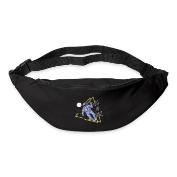Spruch Sprüche Geschenk Lost in Space - Gürteltasche - Schwarz - Vorne