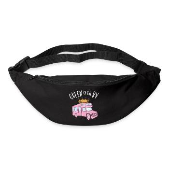 Königin des RV - Königin des Camper - Gürteltasche - Schwarz - Vorne