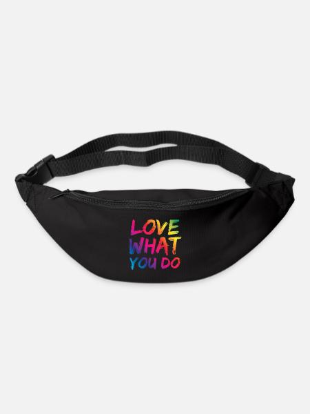 Love what you do - Bum bag - black