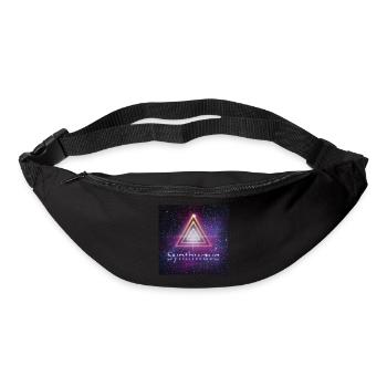 synthwave - Sac banane - noir - Devant